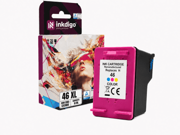 Inkdigo tusz 46XL kompatybilny z HP DeskJet InkAdvantageUltra2529 Certyfikat TÜV