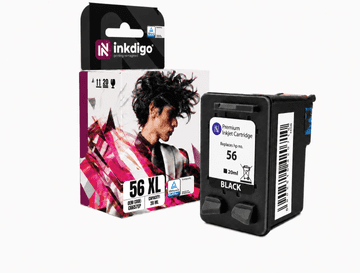 Inkdigo tusz 56 XL kompatybilny z HP DeskJet 450 Digital Copier 410 PSC1110 Certyfikat TÜV
