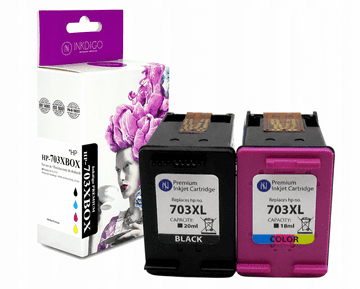 Inkdigo tusz 703 XL kompatybilny z HP DeskJet InkAdvantageD730 Certyfikat TÜV