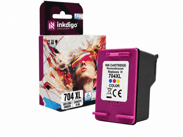 Inkdigo tusz 704 XL kompatybilny z HP DeskJet InkAdvantage2010 Certyfikat TÜV