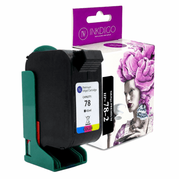 Inkdigo tusz 78 XL kompatybilny z HP Color Copier 180 280 190 DeskJet 1100c Certyfikat TÜV
