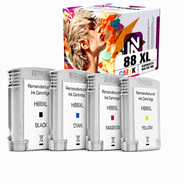 Inkdigo tusz 88XL kompatybilny z HP OfficeJet Pro K5300 L7480 K550 K8600 Certyfikat TÜV