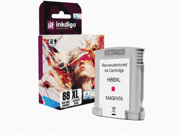 Inkdigo tusz 88XL kompatybilny z HP OfficeJet Pro K5300 L7480 K550 K8600 Certyfikat TÜV