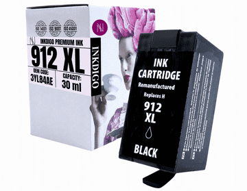 Inkdigo tusz 912XL kompatybilny z HP OfficeJet 8010 OfficeJet Pro 8010 8017 Certyfikat TÜV