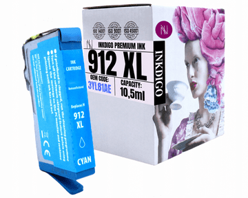 Inkdigo tusz 912XL kompatybilny z HP OfficeJet 8010 OfficeJet Pro 8010 8017 Certyfikat TÜV