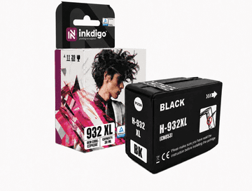Inkdigo tusz 932XL kompatybilny z HP OfficeJet 6100e-Printer 7510WF Certyfikat TÜV