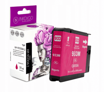 Inkdigo tusz 933XL kompatybilny z HP OfficeJet 6100e-Printer 7510WF Certyfikat TÜV