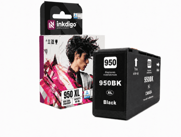 Inkdigo tusz 950 XL kompatybilny z HP OfficeJet Pro 251dw 8615e-All-in-One Certyfikat TÜV