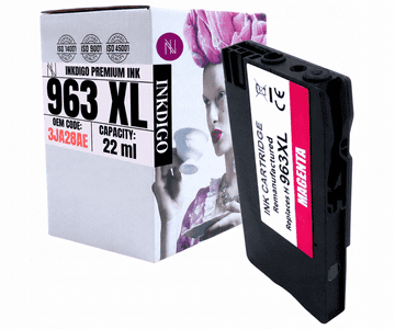 Inkdigo tusz 963XL kompatybilny z HP OfficeJet Pro 9010 9019 9026 9010e Certyfikat TÜV