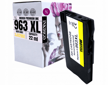 Inkdigo tusz 963XL kompatybilny z HP OfficeJet Pro 9010 9019 9026 9010e Certyfikat TÜV