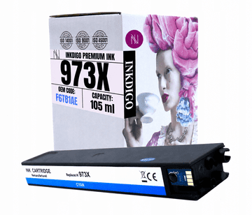 Inkdigo tusz 973XL kompatybilny z HP PageWidePro452dn PageWidePro477dwt Certyfikat TÜV