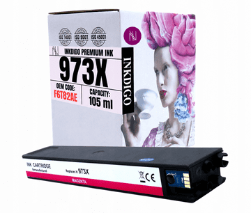Inkdigo tusz 973XL kompatybilny z HP PageWidePro452dn PageWidePro477dwt Certyfikat TÜV