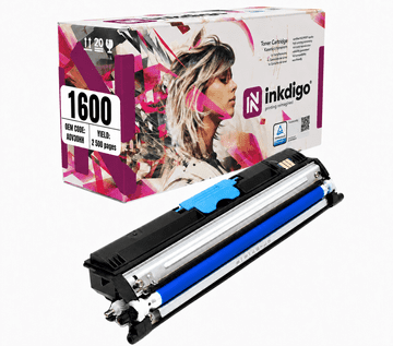 Inkdigo toner A0V30HH kompatybilny z Minolta Magicolor 1600W 1650ENDT Certyfikat TÜV