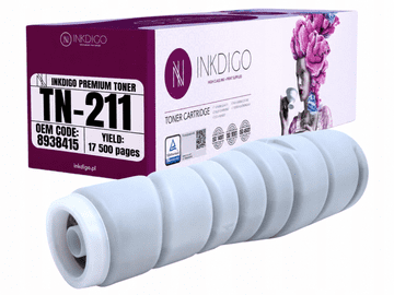 Inkdigo toner TN211 kompatybilny z Minolta Bizhub 200 25 250 222 Certyfikat TÜV