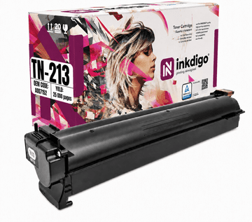 Inkdigo toner TN213K kompatybilny z Konica Minolta Bizhub C203 C253 Certyfikat TÜV
