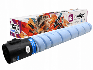 Inkdigo toner TN321C kompatybilny z Minolta Bizhub C224 C284e C364 C224e Certyfikat TÜV