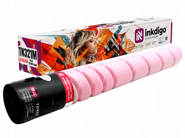 Inkdigo toner TN321M kompatybilny z Minolta Bizhub C224 C284e C364 C224e Certyfikat TÜV