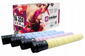Inkdigo toner TN324 kompatybilny z Konica Minolta Bizhub C258 C308 C368 Certyfikat TÜV