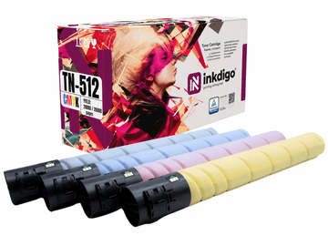 Inkdigo toner TN512 kompatybilny z Konica Minolta Bizhub C454 C554 C454e Certyfikat TÜV