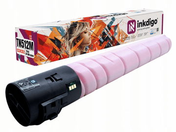 Inkdigo toner TN512M kompatybilny z Konica Minolta Bizhub C454 C554 C454e Certyfikat TÜV
