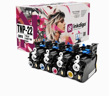 Inkdigo toner TNP22 kompatybilny z Konica Minolta Bizhub C35 C35P Certyfikat TÜV