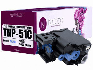 Inkdigo toner TNP51C kompatybilny z Konica Minolta Bizhub C3110 Certyfikat TÜV
