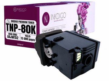 Inkdigo toner TNP80K kompatybilny z Konica Minolta Bizhub C3320i Certyfikat TÜV