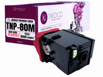 Inkdigo toner TNP80M kompatybilny z Konica Minolta Bizhub C3320i Certyfikat TÜV
