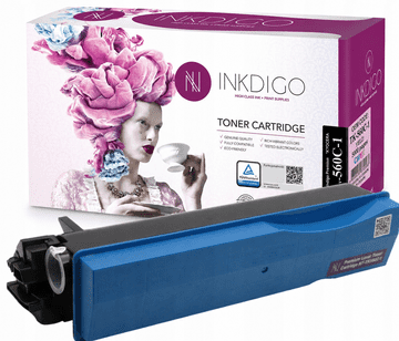 Inkdigo toner TK560C kompatybilny z Kyocera ECOSYS M6030cdn FS-C5300DN Certyfikat TÜV