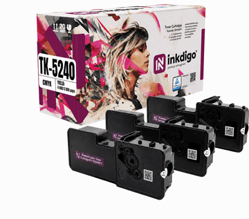 Inkdigo toner TK5240 kompatybilny z Kyocera ECOSYS M5526cdn P5026cdn Certyfikat TÜV