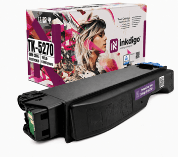 Inkdigo toner TK5270C kompatybilny z Kyocera ECOSYS M6230cidn P6230cdn Certyfikat TÜV