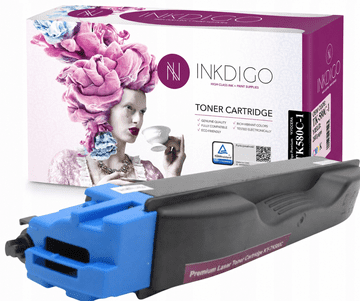 Inkdigo toner TK580C kompatybilny z Kyocera ECOSYS P6021cdn FS-C5150DN Certyfikat TÜV