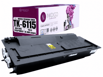 Inkdigo toner TK6115 kompatybilny z Kyocera ECOSYS M4125idn M4132idn Certyfikat TÜV