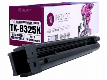 Inkdigo toner TK8325K kompatybilny z Kyocera TASKalfa2551ci Certyfikat TÜV