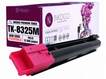 Inkdigo toner TK8325M kompatybilny z Kyocera TASKalfa2551ci Certyfikat TÜV