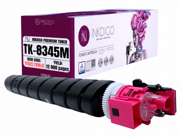 Inkdigo toner TK8345M kompatybilny z Kyocera TASKalfa2552ci TASKalfa2553ci Certyfikat TÜV