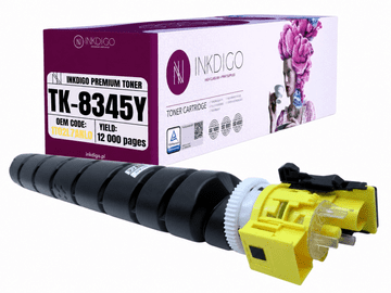Inkdigo toner TK8345Y kompatybilny z Kyocera TASKalfa2552ci TASKalfa2553ci Certyfikat TÜV