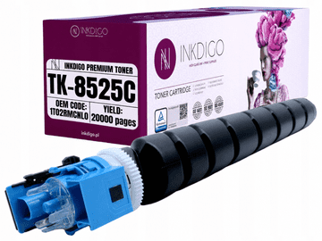 Inkdigo toner TK8525C kompatybilny z Kyocera TASKalfa3552ci TASKalfa4052ci Certyfikat TÜV