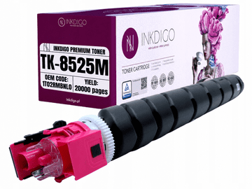 Inkdigo toner TK8525M kompatybilny z Kyocera TASKalfa3552ci TASKalfa4052ci Certyfikat TÜV