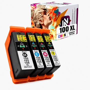Inkdigo tusz 14N1068E-14N1071E kompatybilny z Lexmark Pro205 S301 Pro709 Certyfikat TÜV