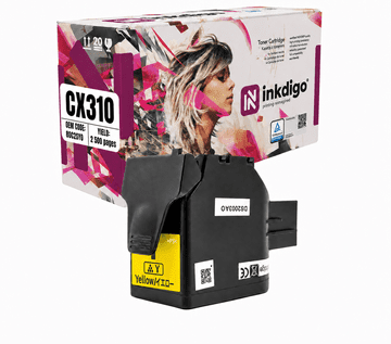 Inkdigo toner 80C2SY0 kompatybilny z Lexmark CX310dn CX410German CX510dhe Certyfikat TÜV