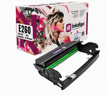 Inkdigo bęben E260X22G kompatybilny z Lexmark E260 X264DN E360DN E462 E260D Certyfikat TÜV