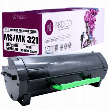 Inkdigo toner 56F0HA0 kompatybilny z Lexmark MS321dn MX321adn MS421dw Certyfikat TÜV