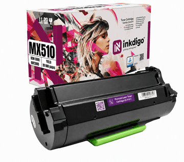 Inkdigo toner 60F2X00 kompatybilny z Lexmark MX510de MX610de MX611dhe Certyfikat TÜV