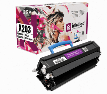 Inkdigo toner X203A11G kompatybilny z Lexmark X203X2042 Certyfikat TÜV