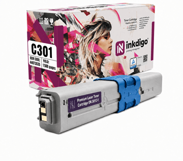 Inkdigo toner 44973535 kompatybilny z OKI C301DN MC332DN C321DN MC342DN Certyfikat TÜV