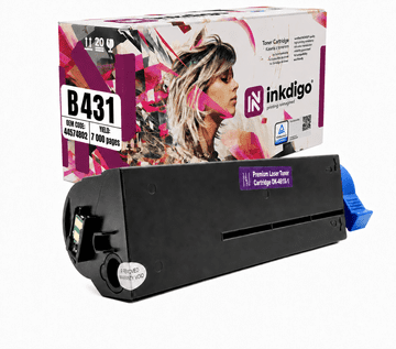 Inkdigo toner 4457480 kompatybilny z OKI B431D MB461 B431DN B431DNplus Certyfikat TÜV