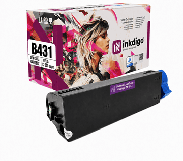 Inkdigo toner 44917602 kompatybilny z OKI B431D MB491 B431DN B431DNplus Certyfikat TÜV