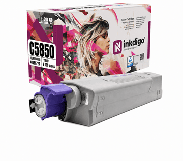 Inkdigo toner 43865724 kompatybilny z OKI C5850 MC560DN C5950CDTN C5950DTN Certyfikat TÜV