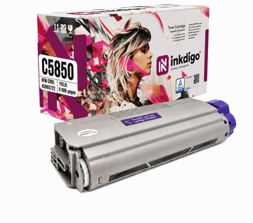 Inkdigo toner 3865722 kompatybilny z OKI C5850 MC560DN C5950CDTN C5950DTN Certyfikat TÜV
